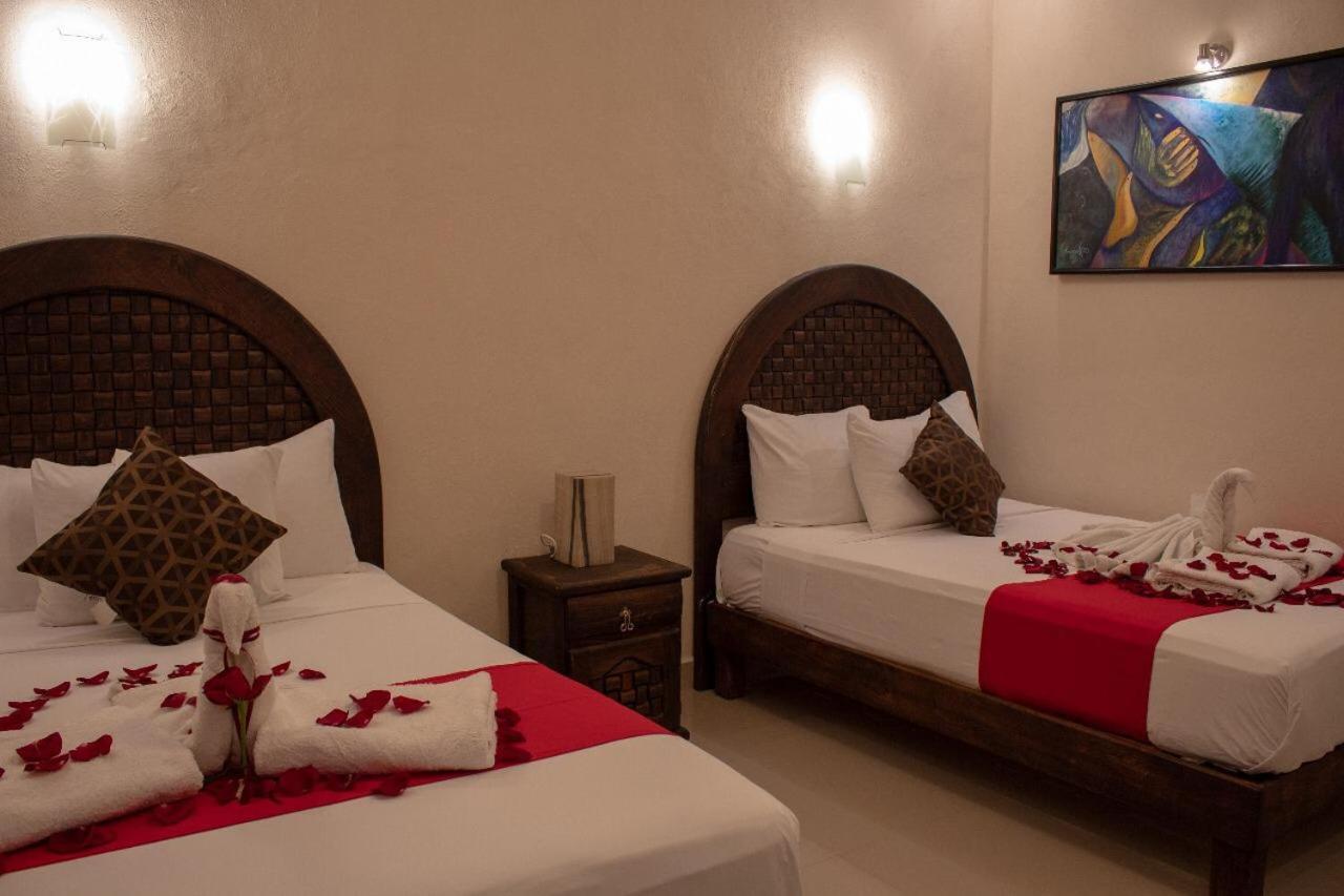 Cedro Rojo Hotell Bacalar Eksteriør bilde