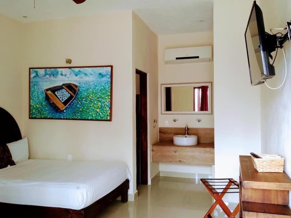 Cedro Rojo Hotell Bacalar Eksteriør bilde